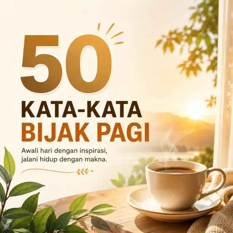 50 Kata-Kata Bijak Pagi