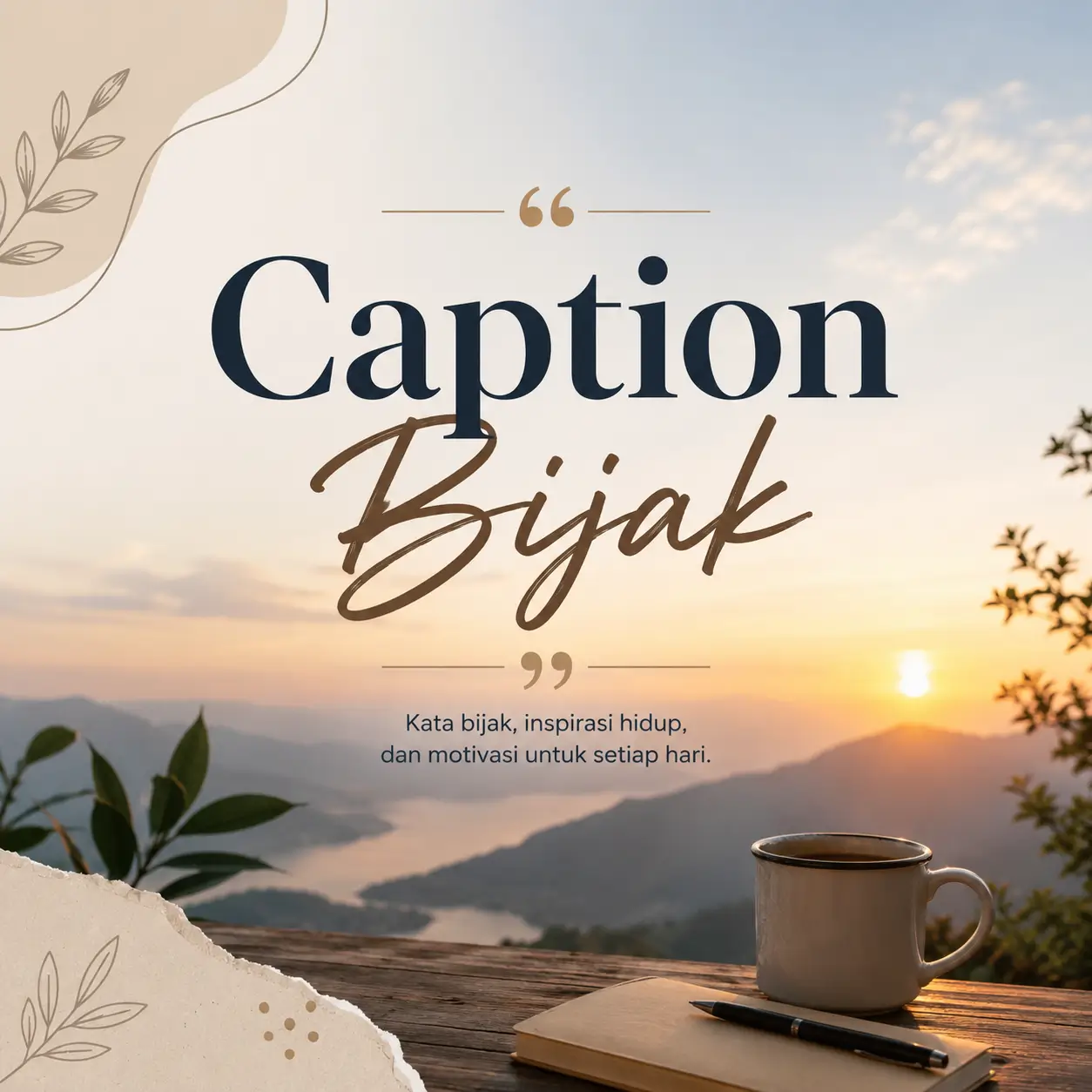 Caption Bijak