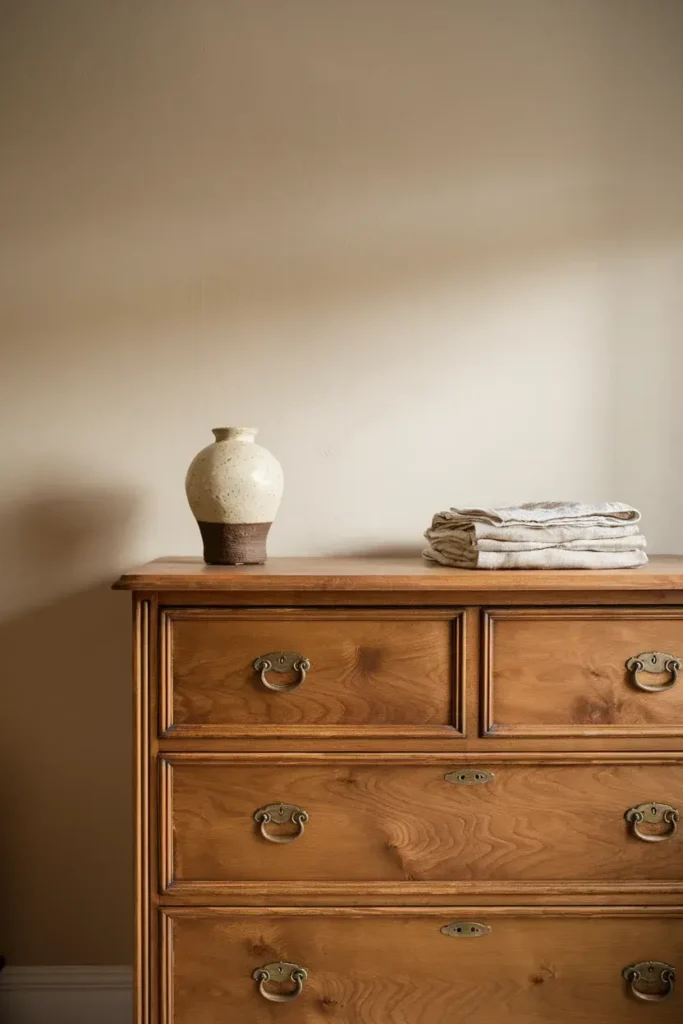 budget thrifted wood furniture refresh