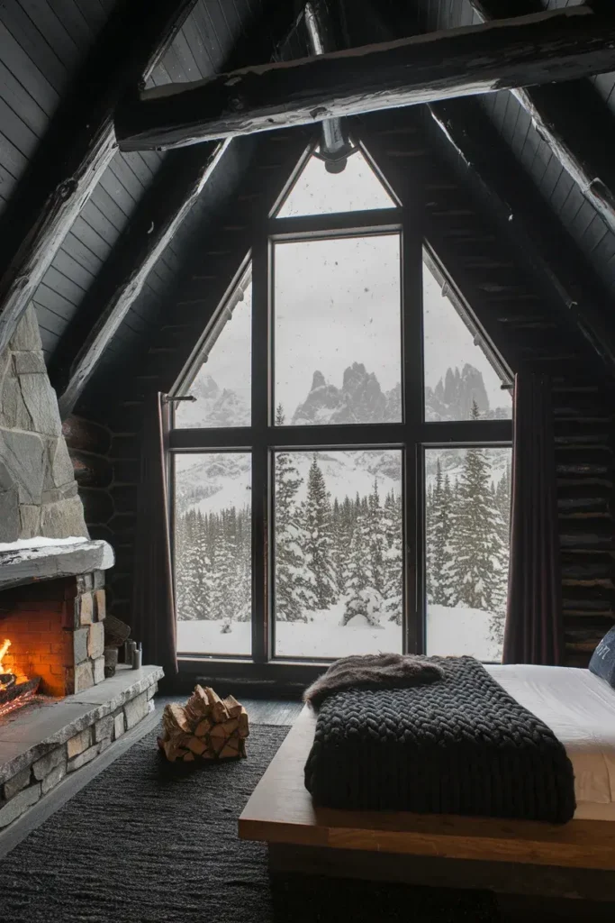 dark fantasy bedroom 10 mountain lodge snow