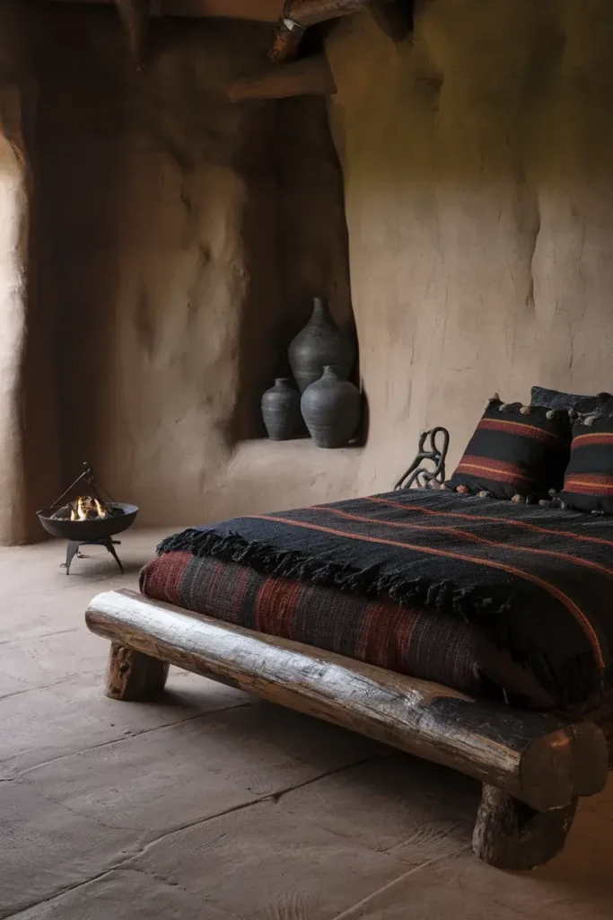 dark fantasy bedroom 11 desert adobe night