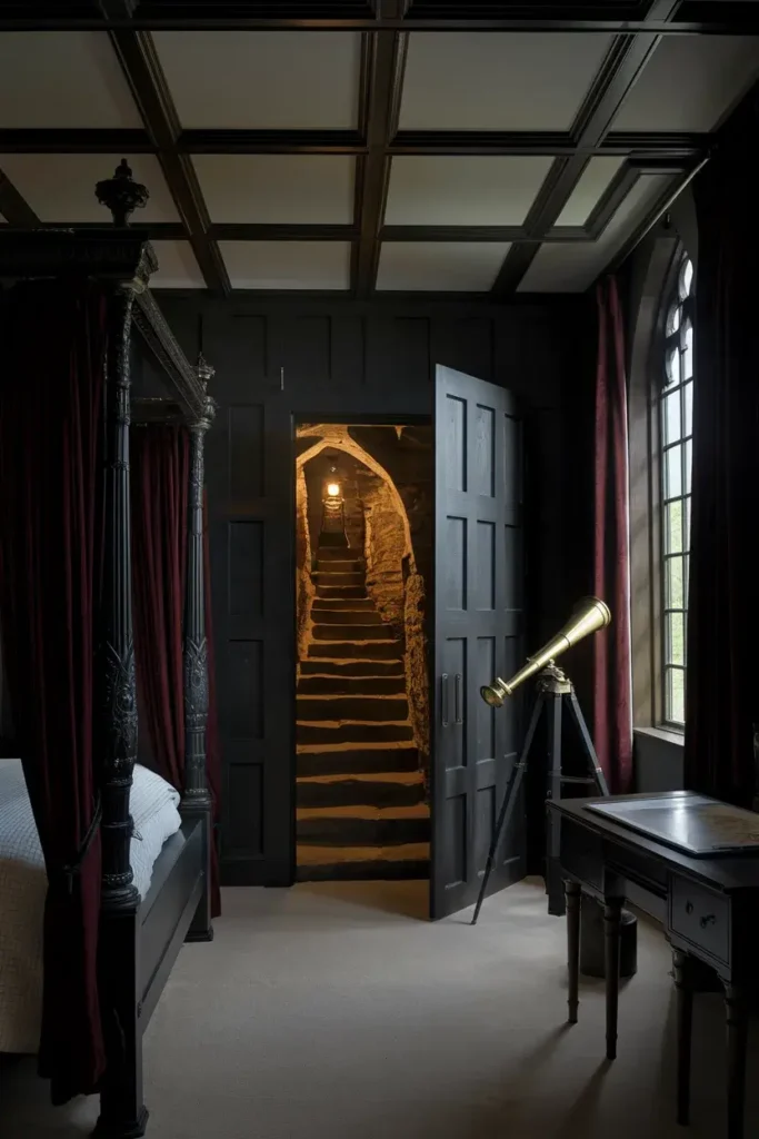 dark fantasy bedroom 17 secret passage