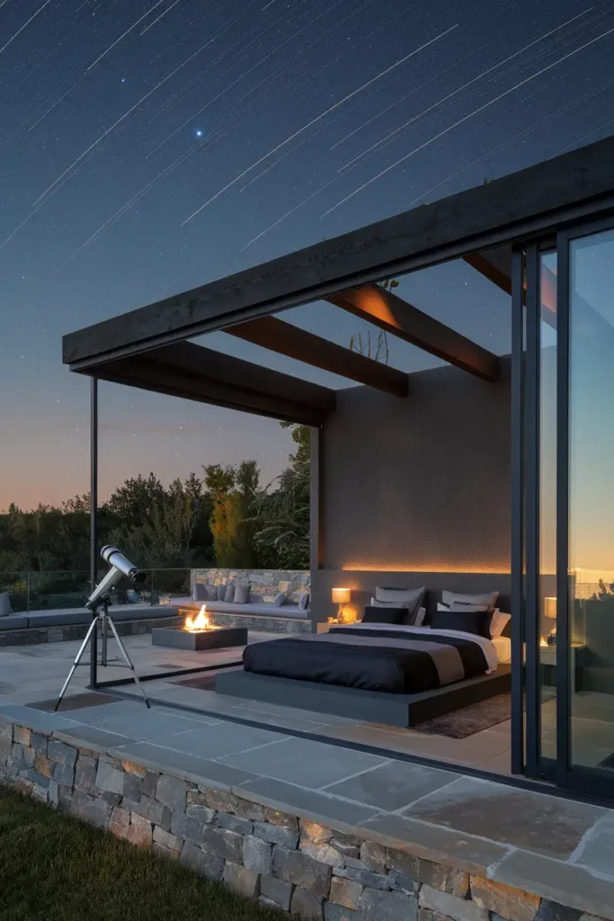 dark fantasy bedroom 19 meteor shower terrace