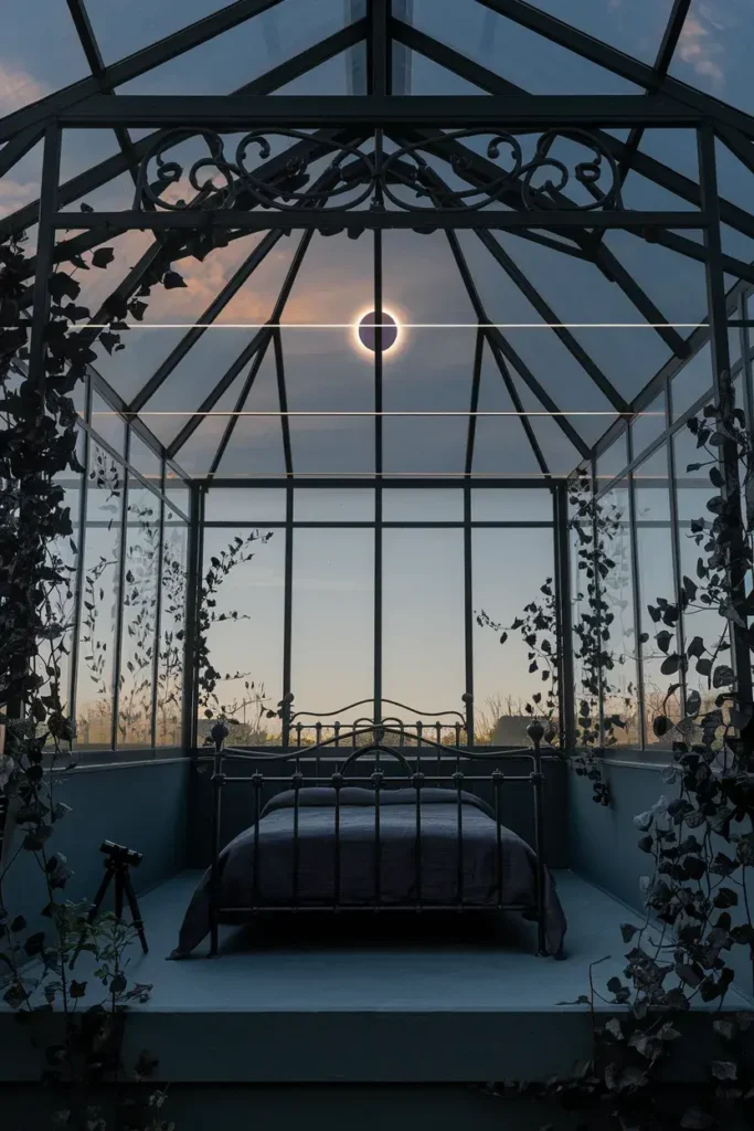 dark fantasy bedroom 23 rooftop eclipse