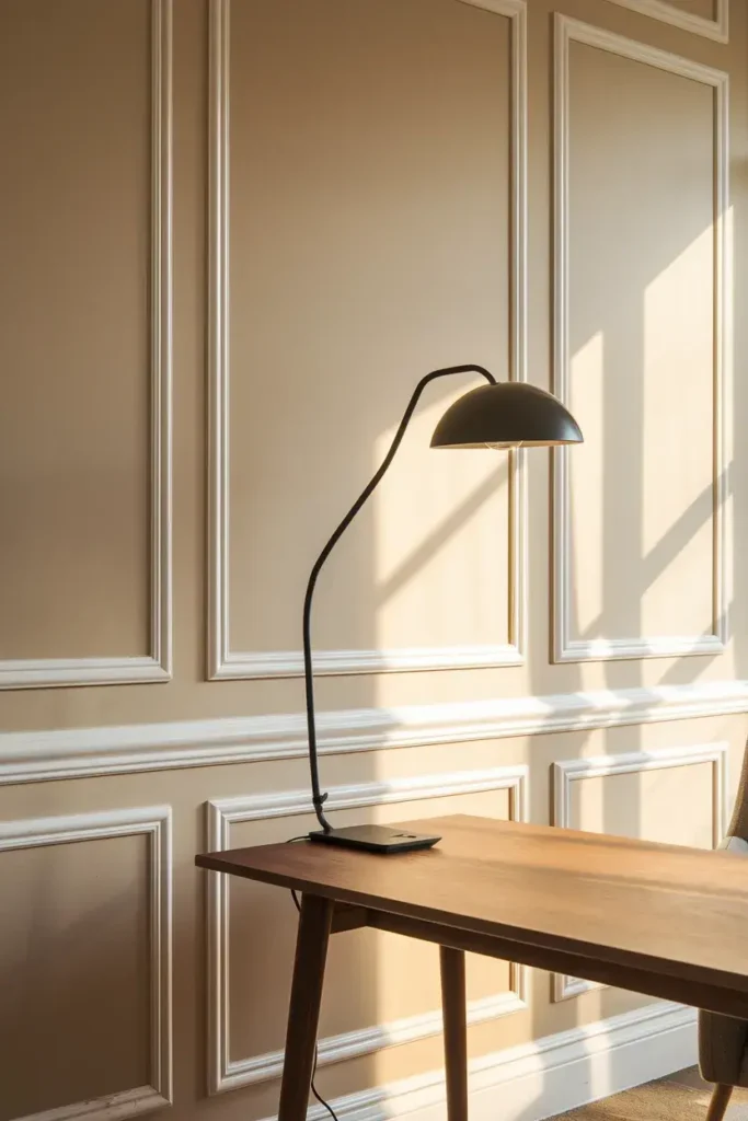 owner friendly wainscoting home office