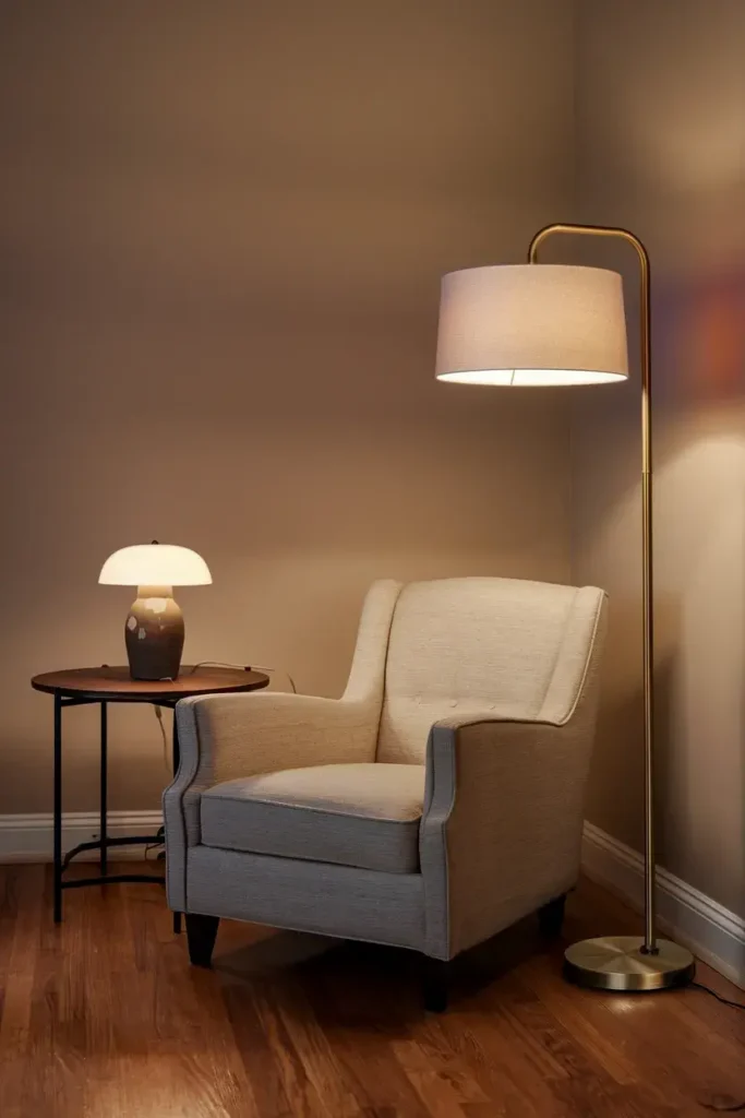 transitional layered lighting table floor lamps