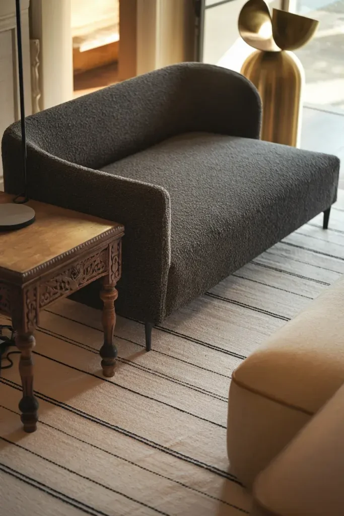 transitional modern traditional furniture mix